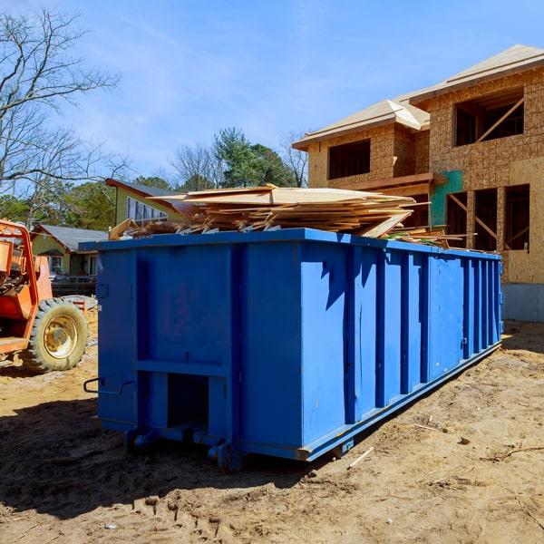 we offer various sizes of construction dumpsters to fit your needs